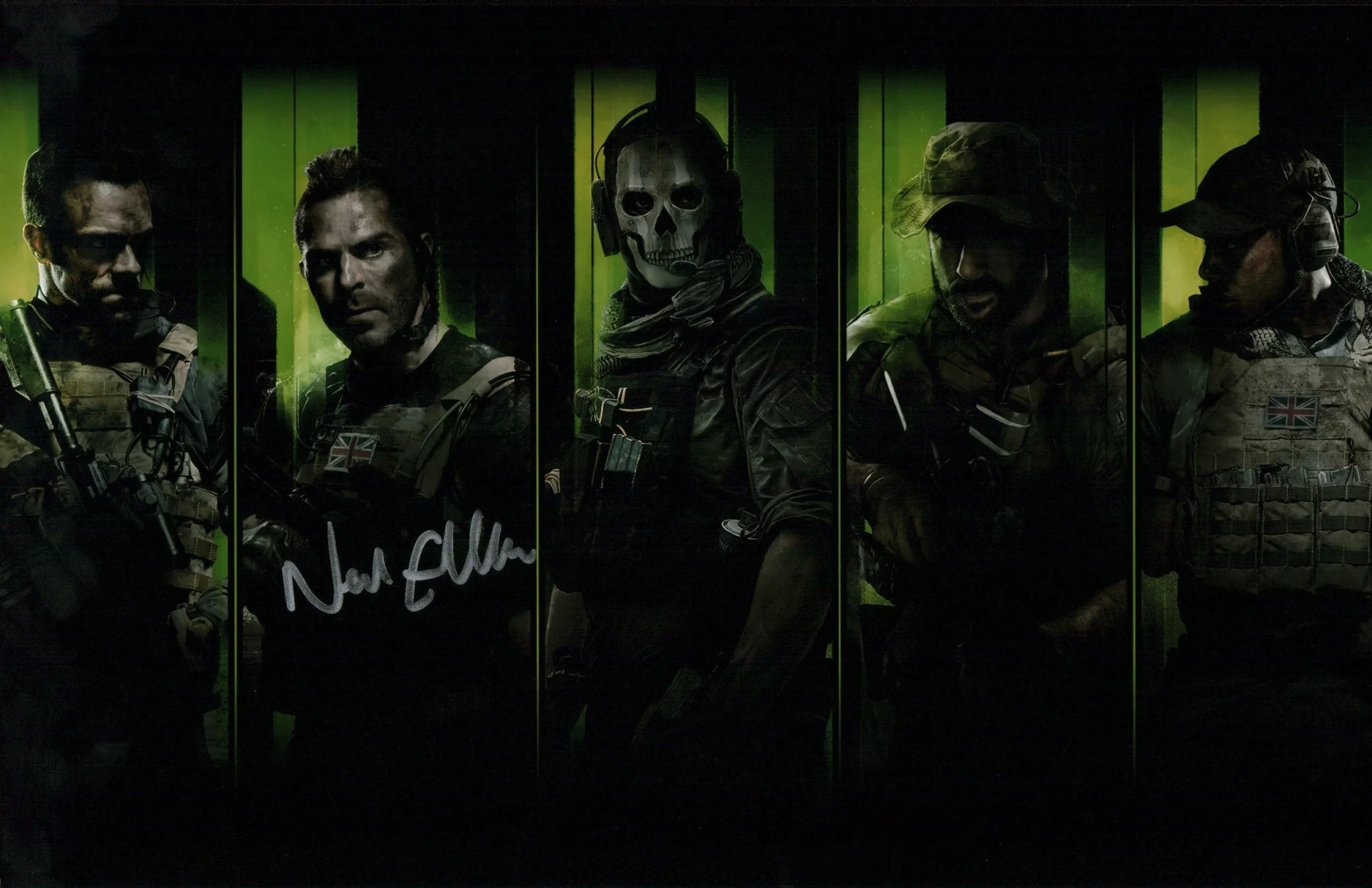 Neil Ellice Call of Duty: Modern Warfare III 11x17 Signed Photo JSA Certified Autograph