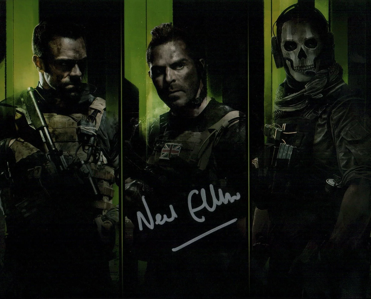 Neil Ellice Call of Duty: Modern Warfare III 8x10 Signed Photo JSA Certified Autograph - Image 2