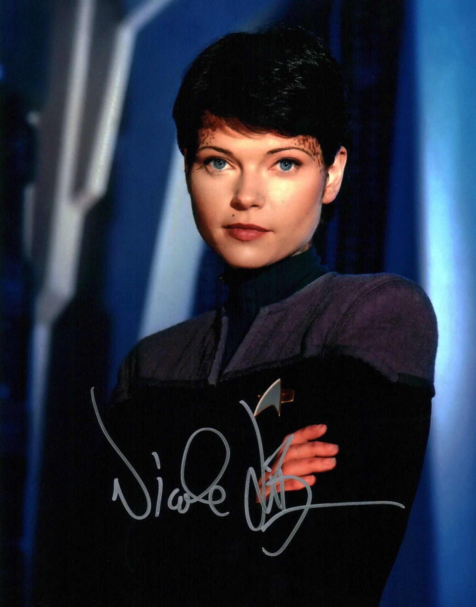Nicole De Boer Star Trek Deep Space Nine 11x14 Signed Photo Poster JSA Certified Autograph - Image 2