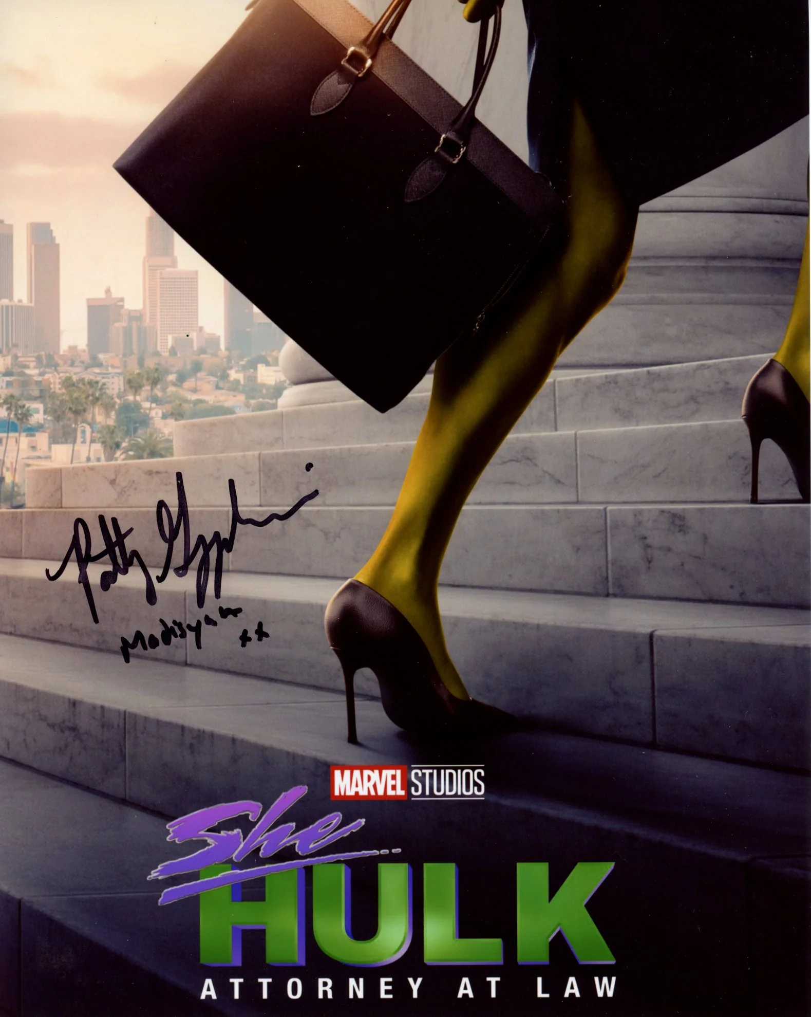 Patty Guggenheim She Hulk 8x10 Signed Photo JSA Certified Autograph