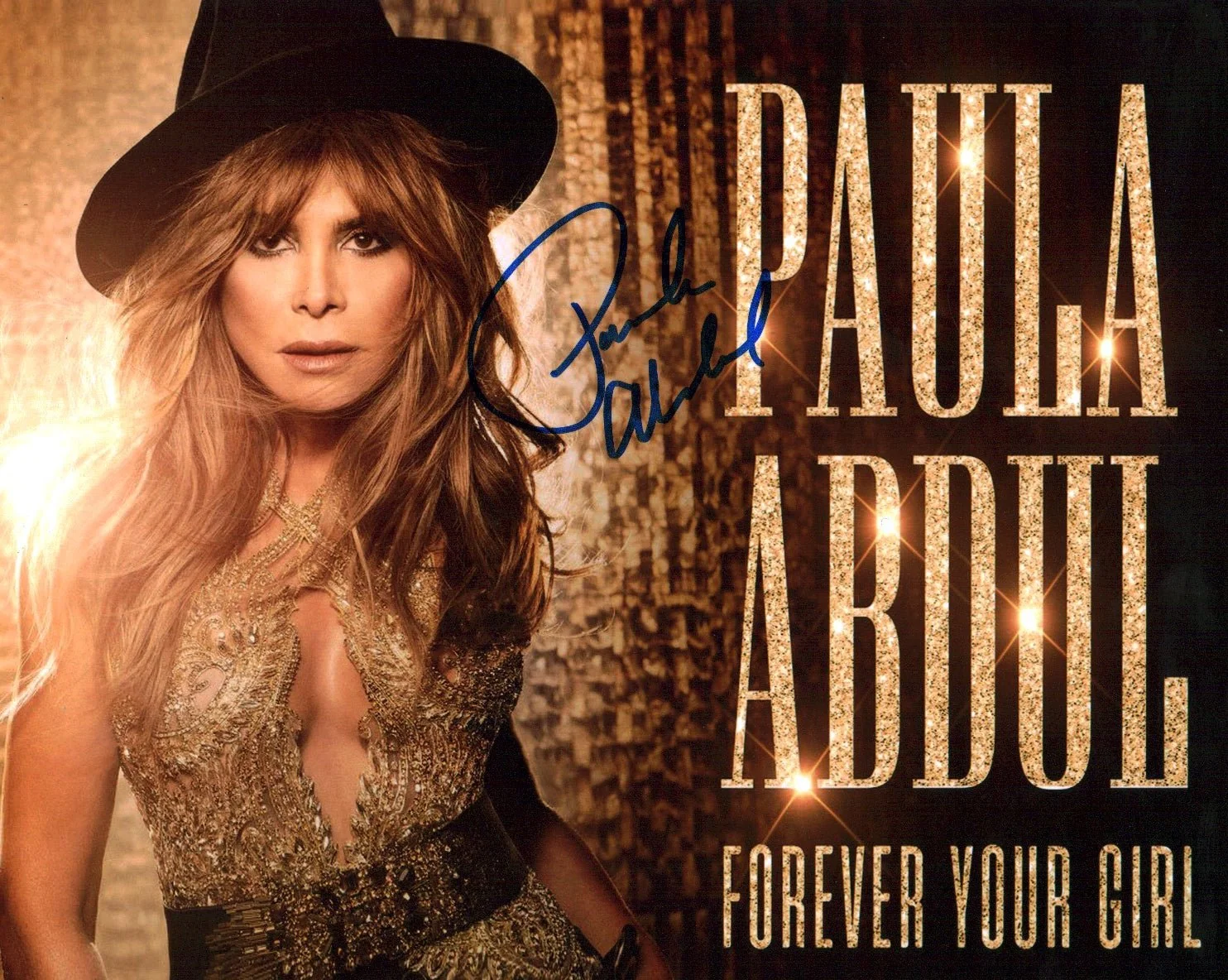 Paula Abdul 8x10 Signed Photo JSA Certified Autograph