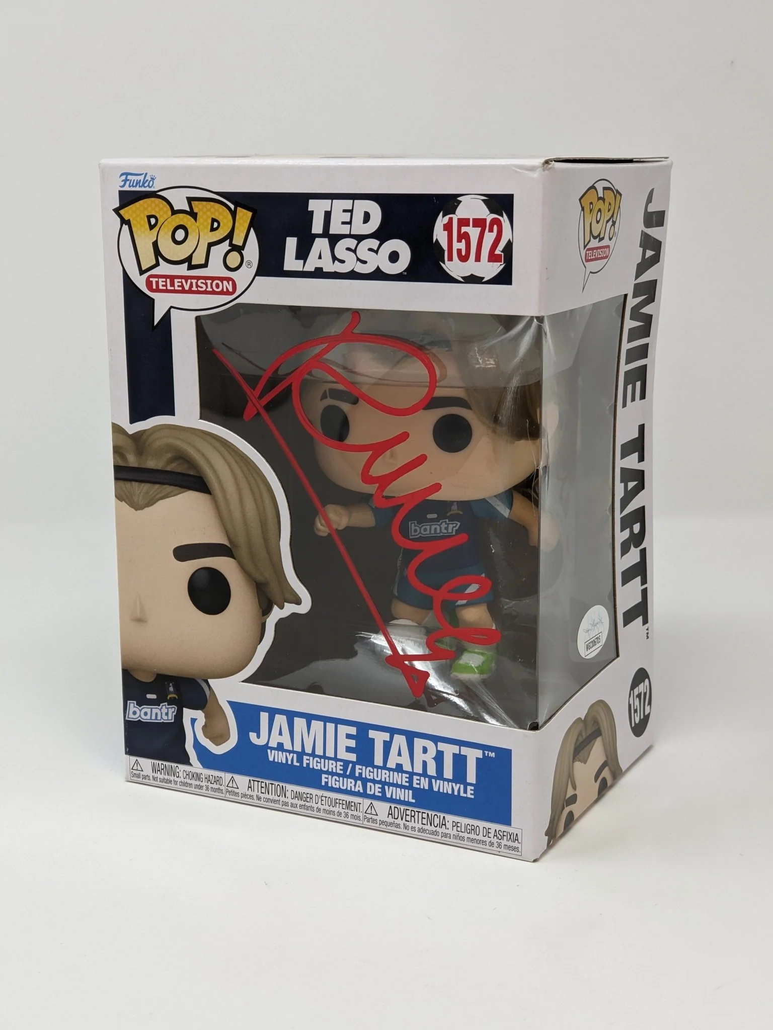 Phil Dunster Ted Lasso Jamie Tartt #1572 Signed Funko Pop JSA Certified Autograph