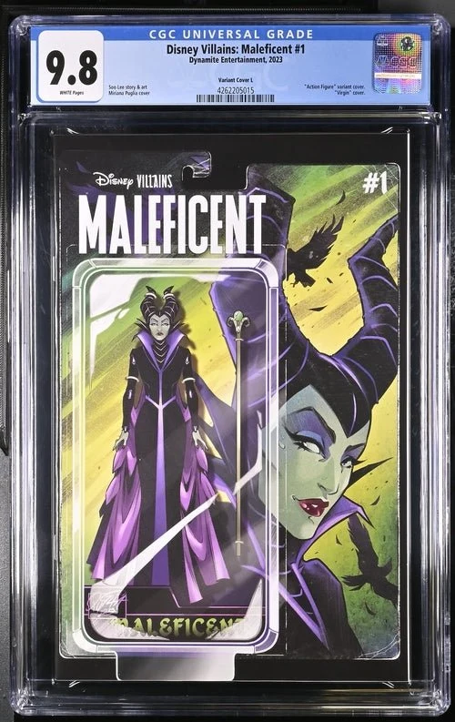 Disney Villains Maleficent #1 1:30 Action Figure Edition Variant CGC Universal 9.8 - Image 10