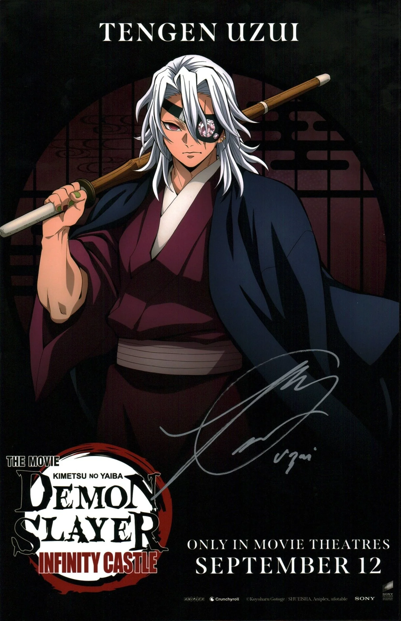 Ray Chase Demon Slayer 11x17 Signed Photo Poster JSA Certified Autograph