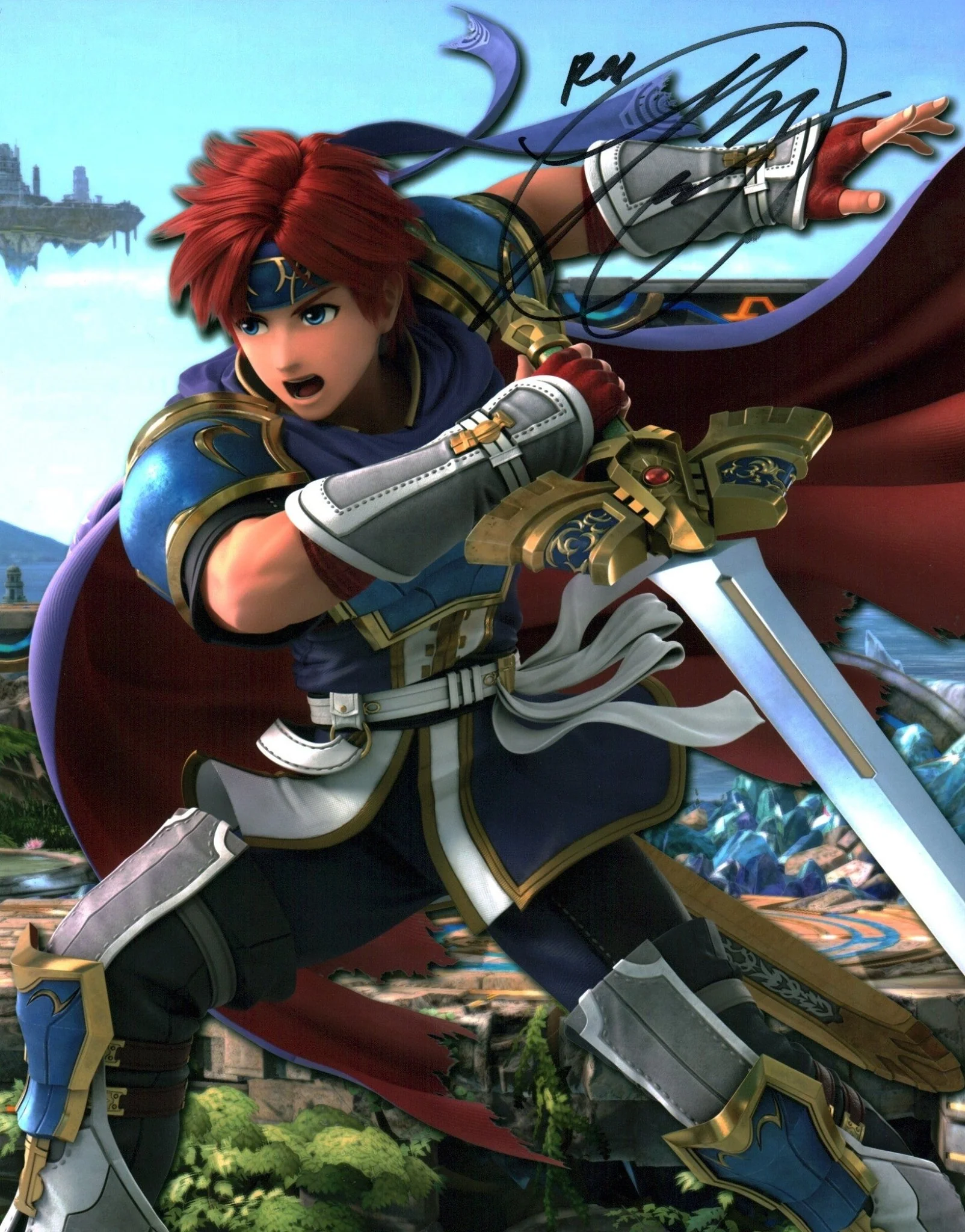 Ray Chase Super Smash Ultimate 11x14 Signed Photo Poster JSA Certified Autograph