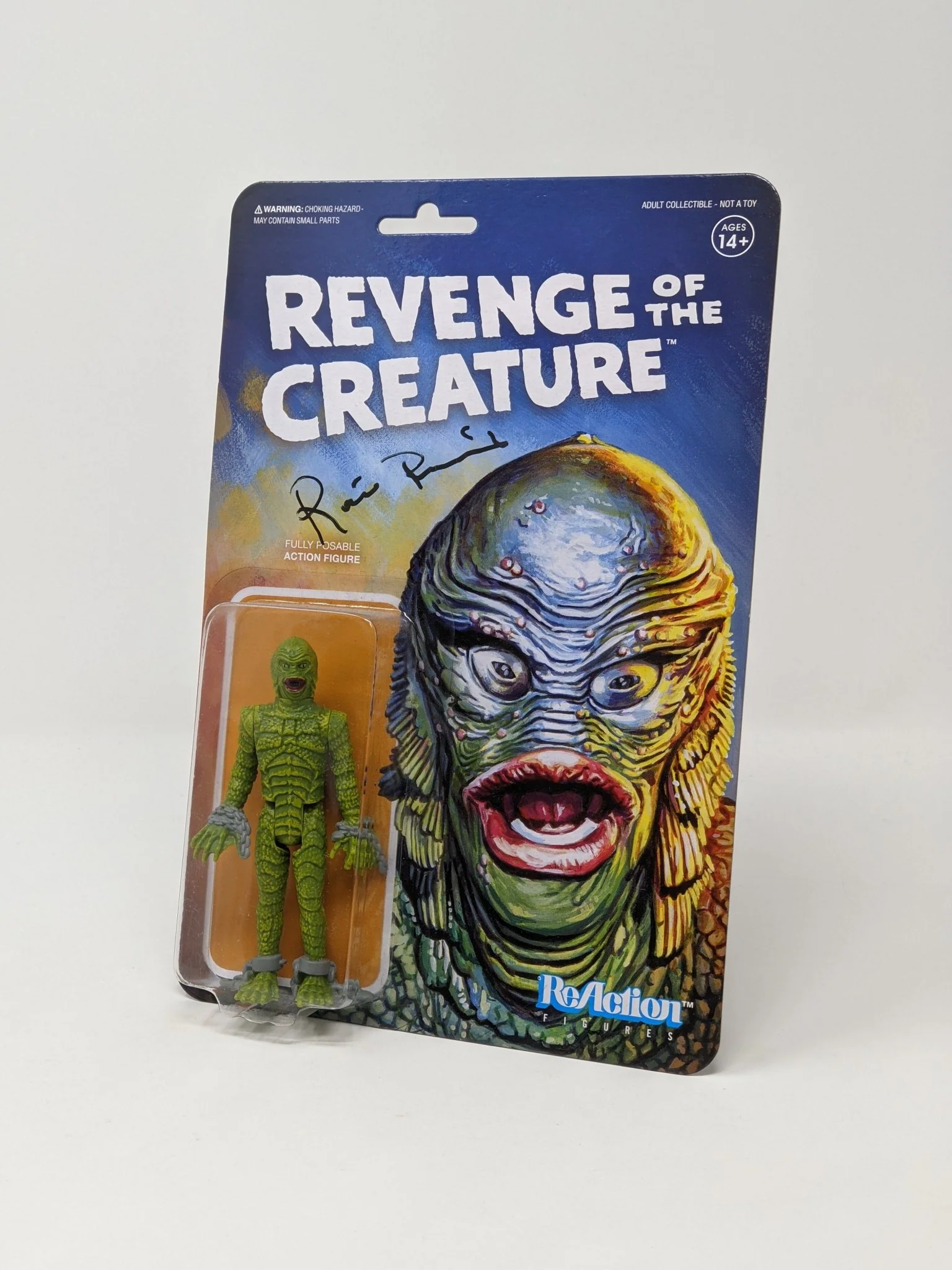 Ricou Browning Revenge of the Creature Signed ReAction Vinyl Figure JSA Certified Autograph