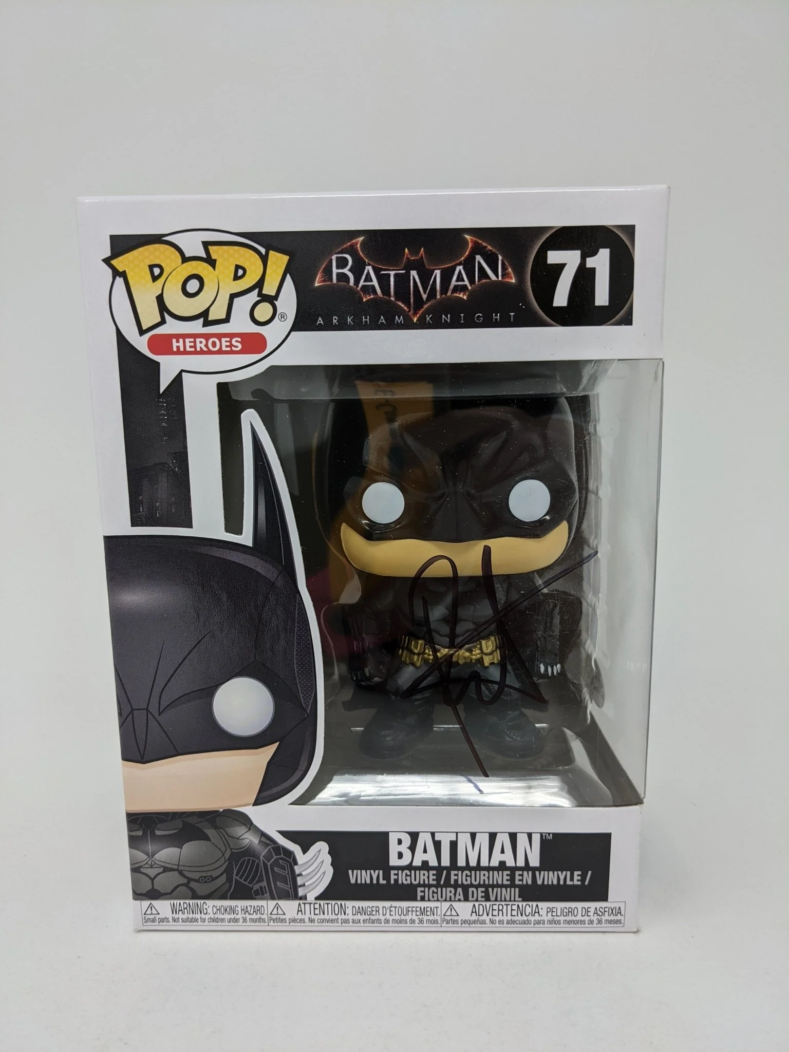 Roger Craig Smith DC Batman Arkham Knight #71 Signed Funko Pop JSA Autograph - Image 2