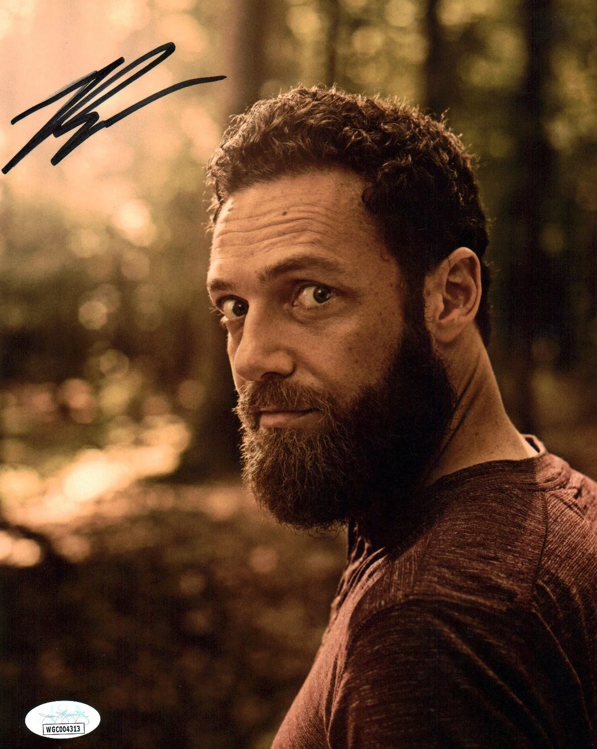 Ross Marquand The Walking Dead 8x10 Signed Photo JSA Certified Autograph - Image 2