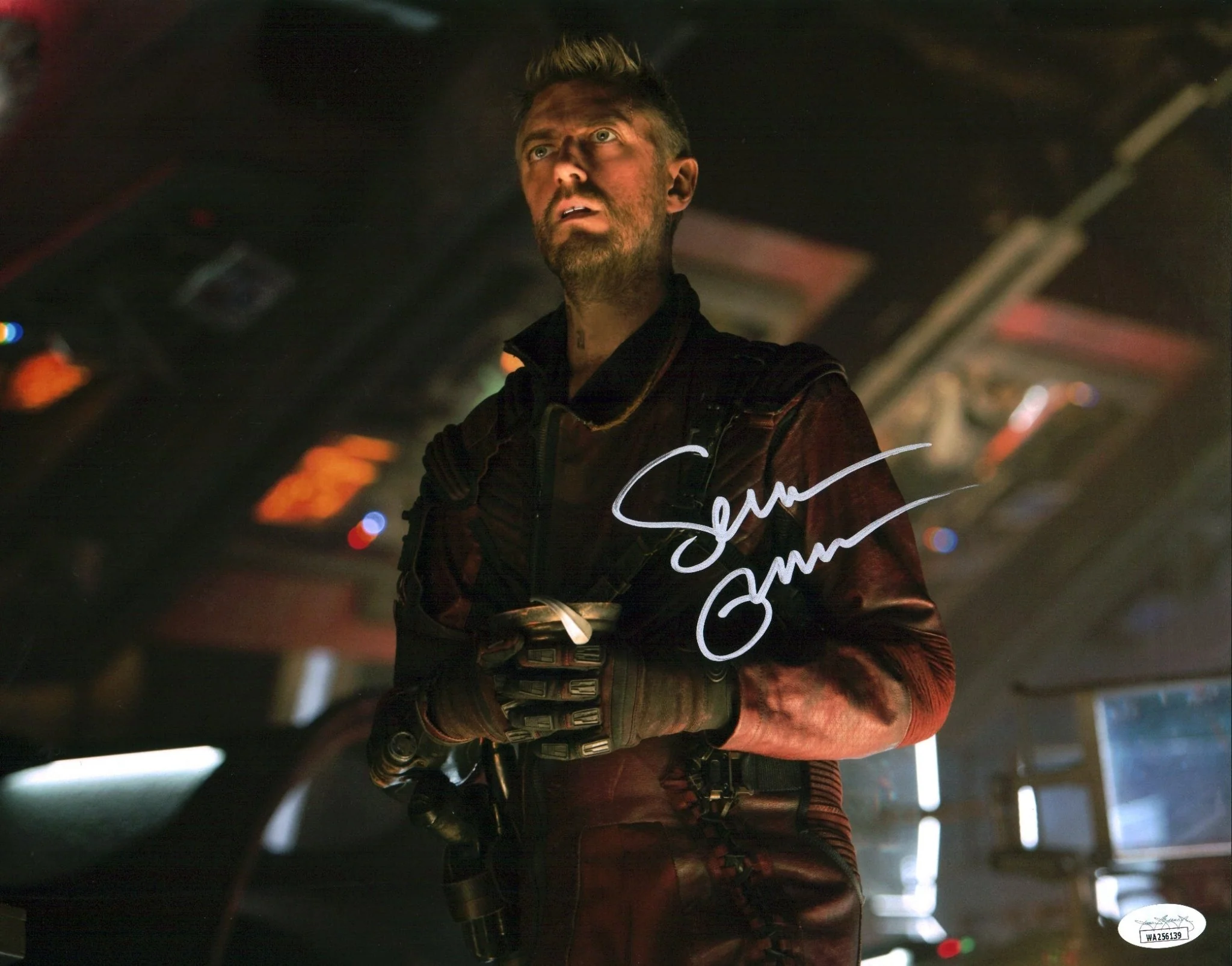 Sean Gunn Guardians of the Galaxy 11x14 Signed Photo Poster JSA Certified Autograph