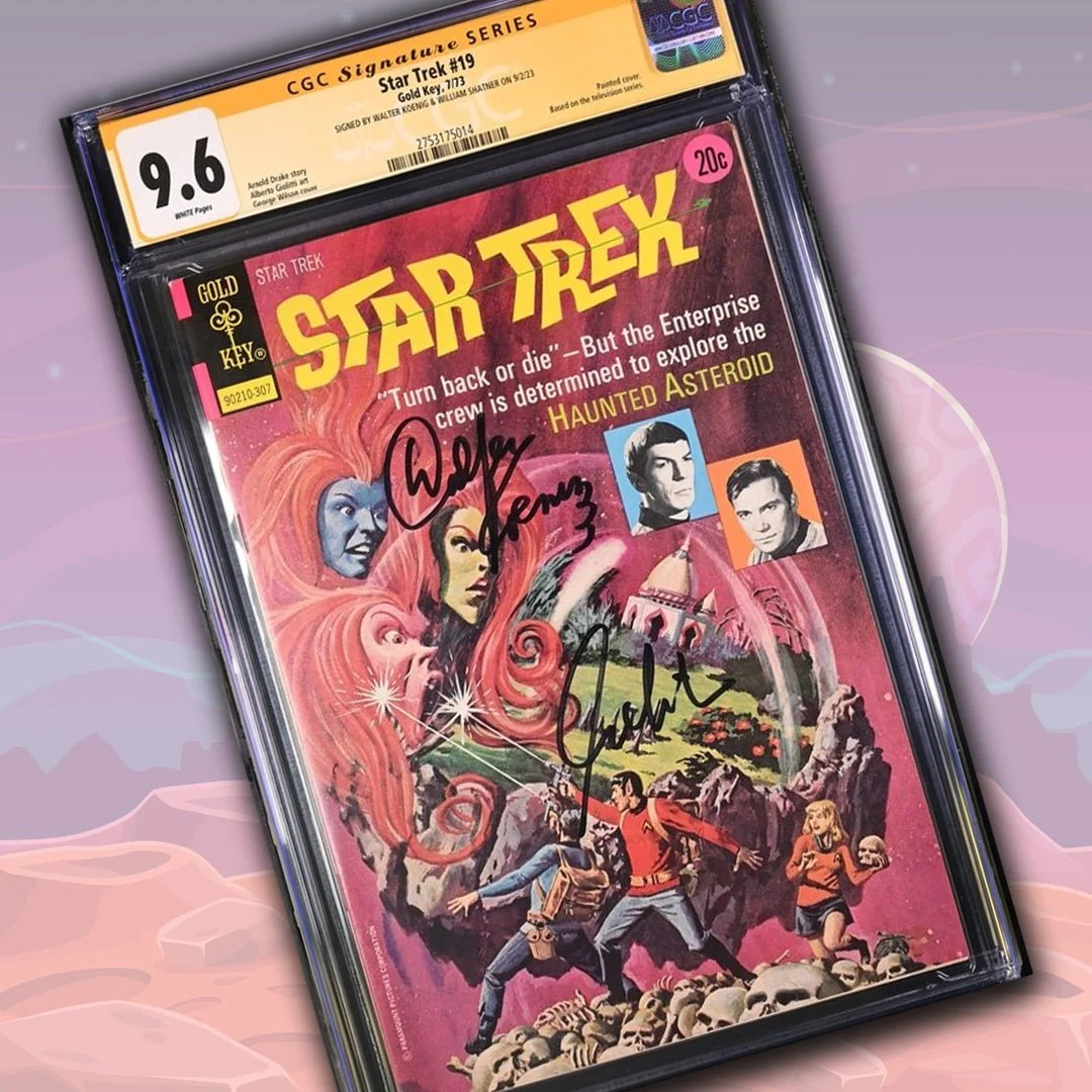 Star Trek #19 Gold Key CGC Signature Series 9.6 Cast x2 Signed Koenig, Shatner
