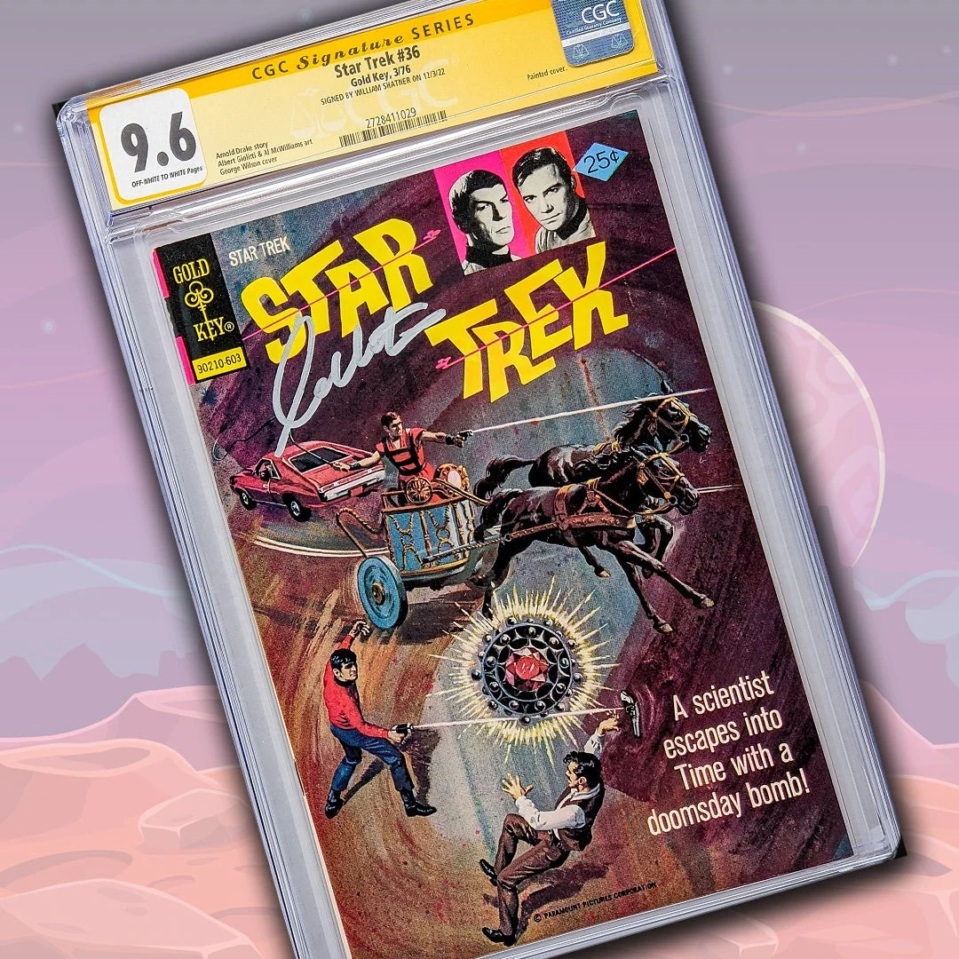 Star Trek #36 Gold Key Comics CGC Signature Series 9.6 Signed by William Shatner