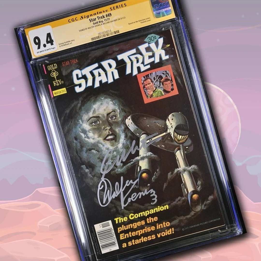 Star Trek #49 Gold Key CGC Signature Series 9.4 Signed x2 Walter Koenig, William Shatner