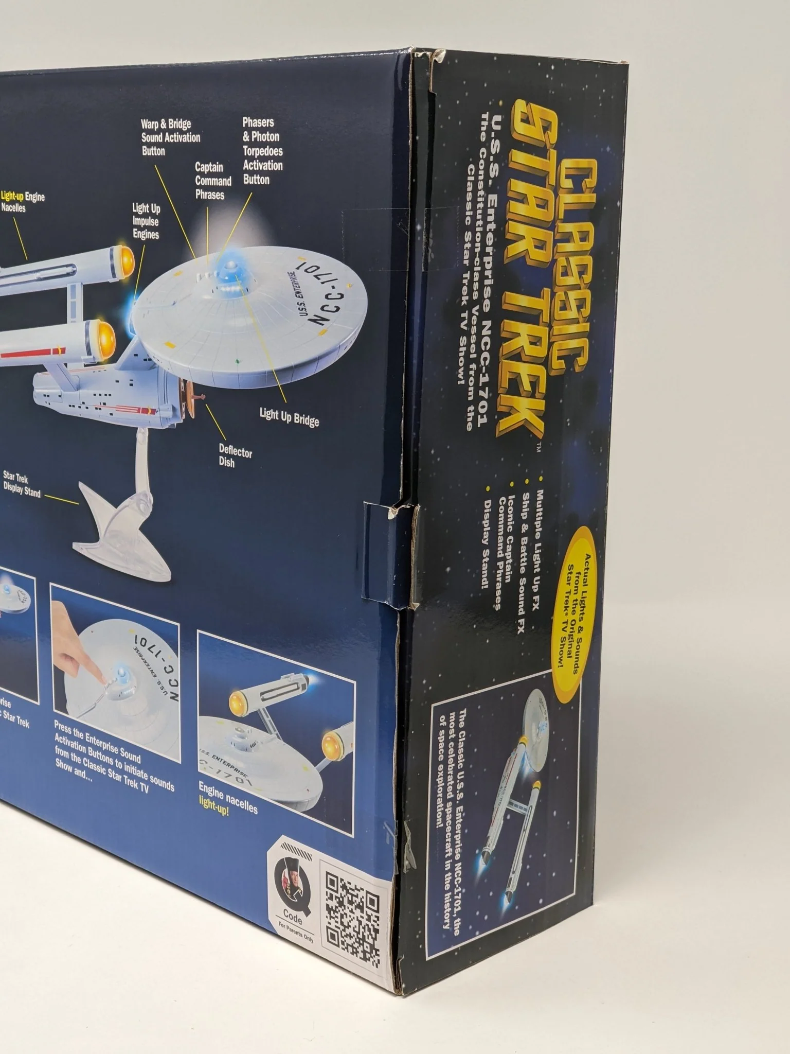 Star Trek USS Enterprise Playmates Model NCC-1701 x2 Signed Koenig Shatner JSA Certified Autograph - Image 42