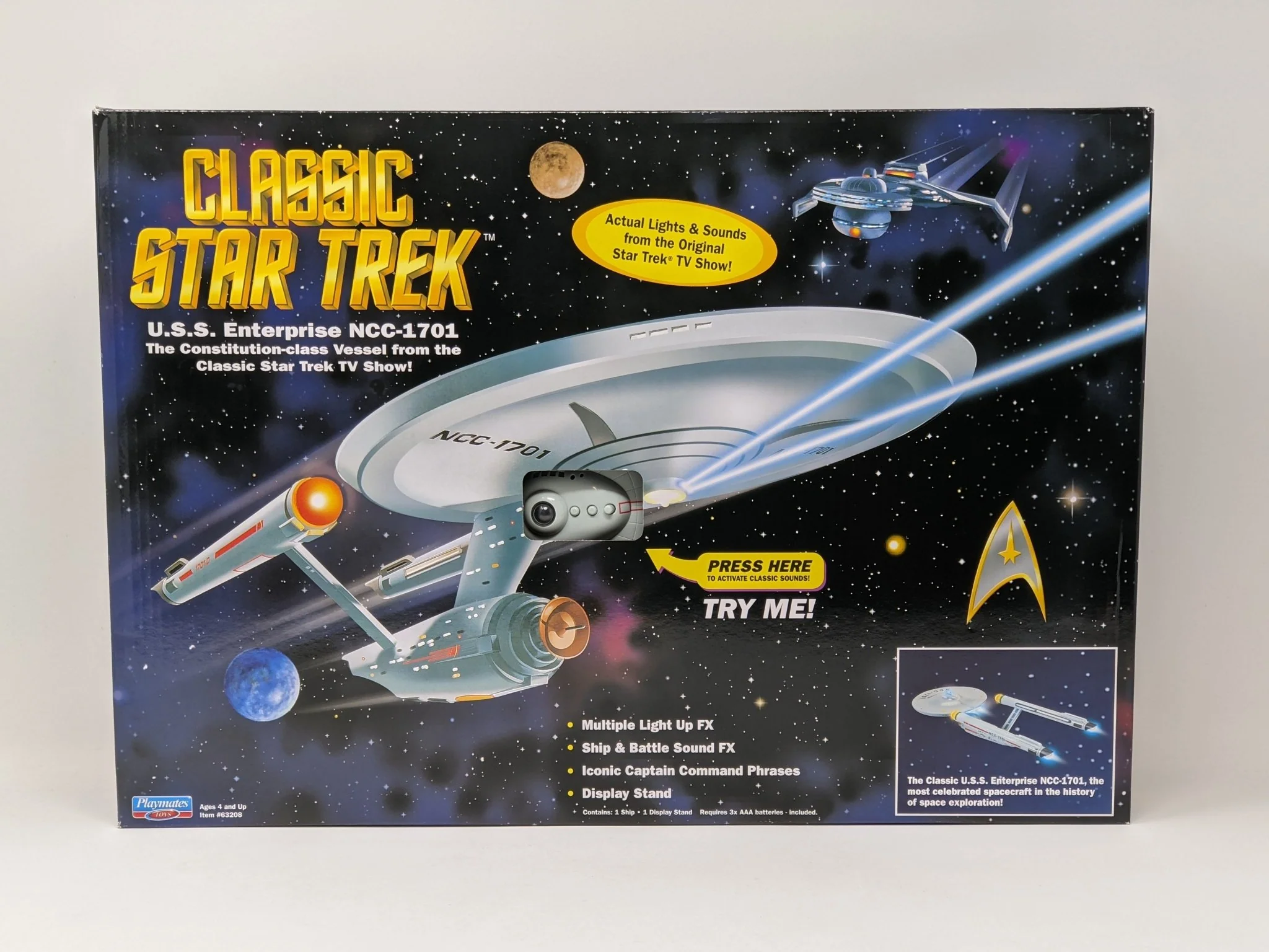 Star Trek USS Enterprise Playmates Model NCC-1701 x2 Signed Koenig Shatner JSA Certified Autograph - Image 95