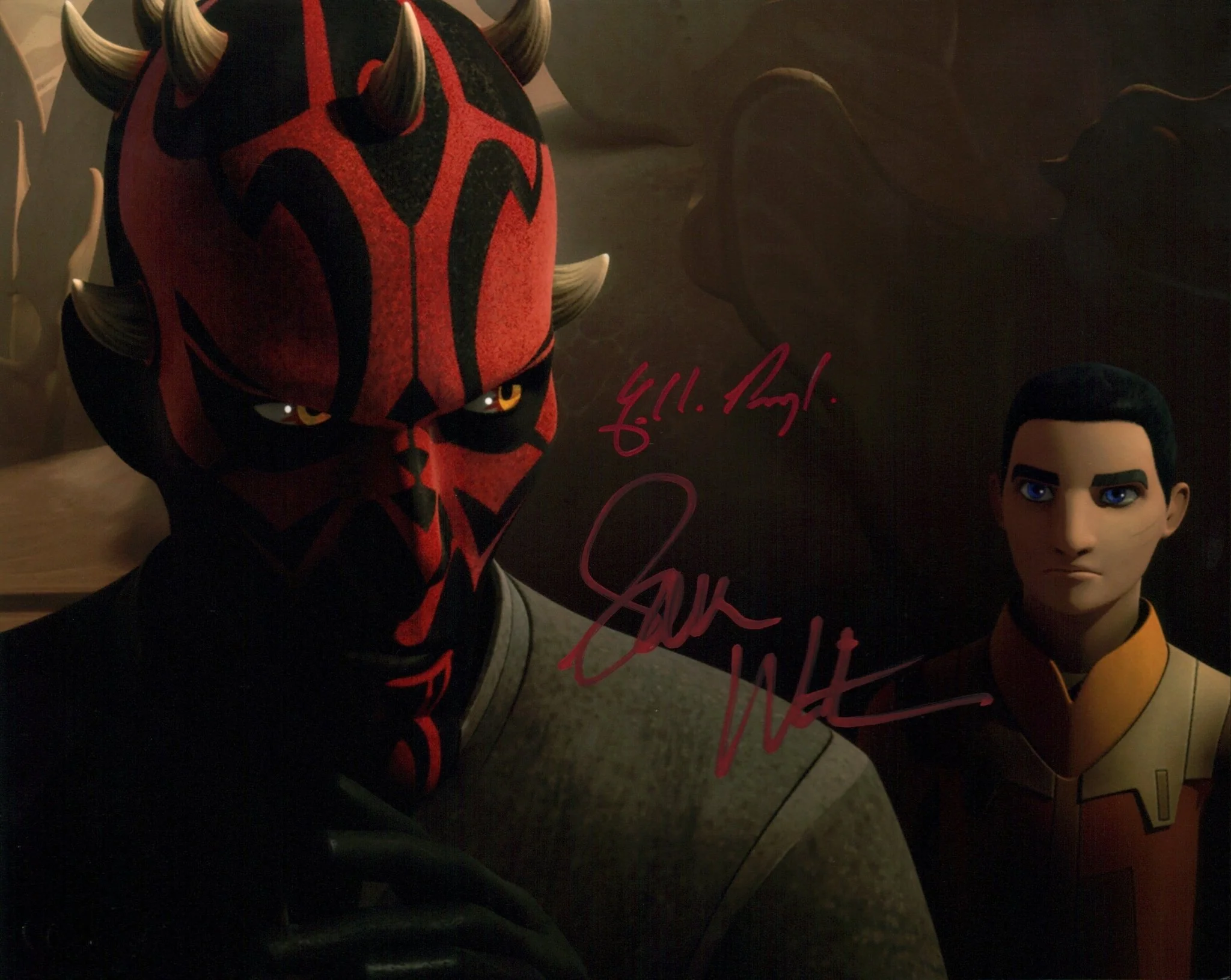 Star Wars 8x10 Photo Witwer, Prinze Jr Signed JSA Certified Autograph - Image 3
