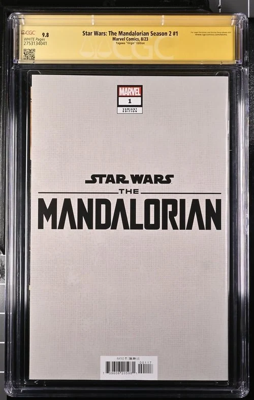 Star Wars: The Mandalorian Season 2 #1 Marvel Comics CGC Signature Series 9.8 Signed Barnes & Jeanty - Image 3