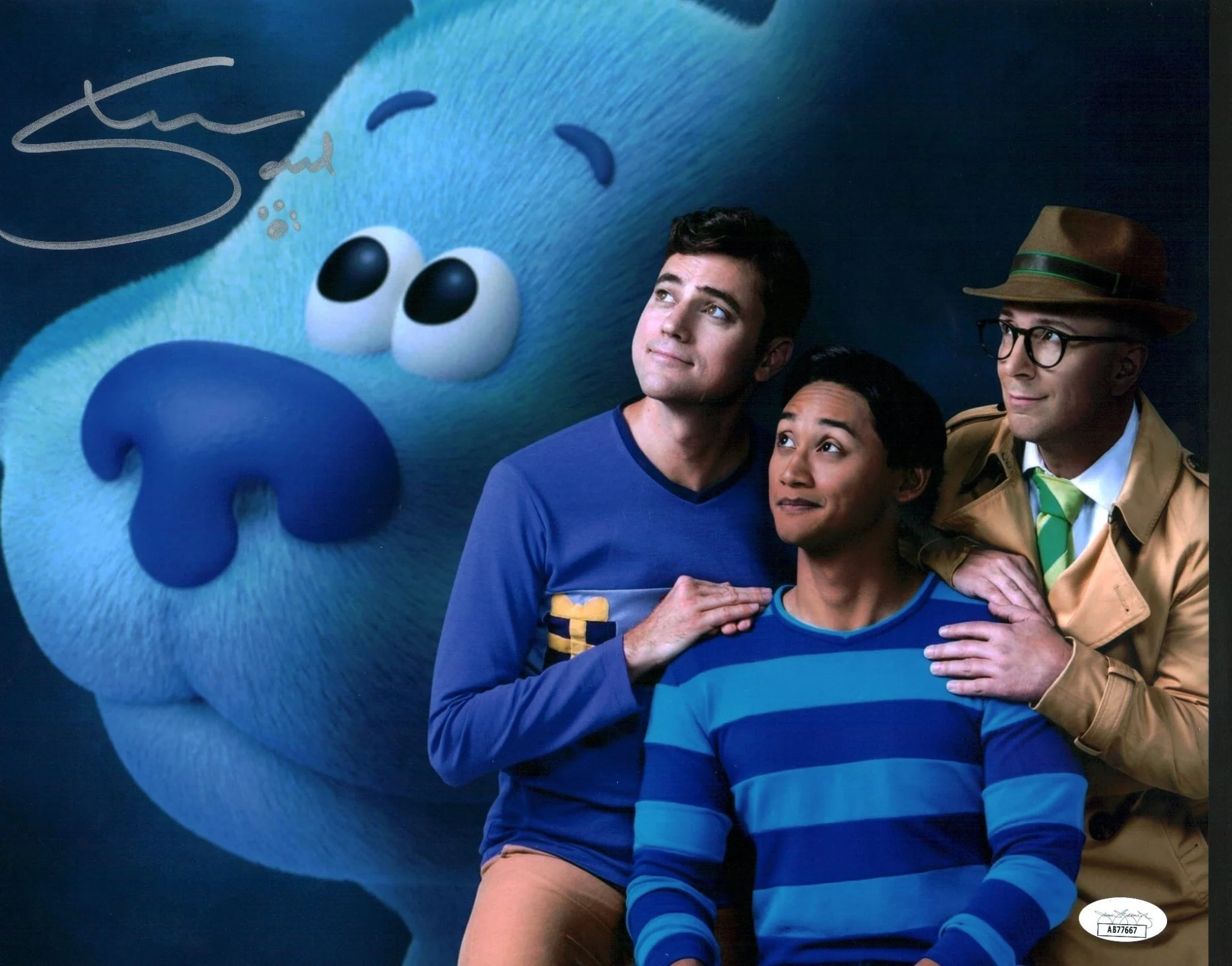 Steve Burns Blues Clues 11x14 Signed Photo Poster JSA Certified Autograph
