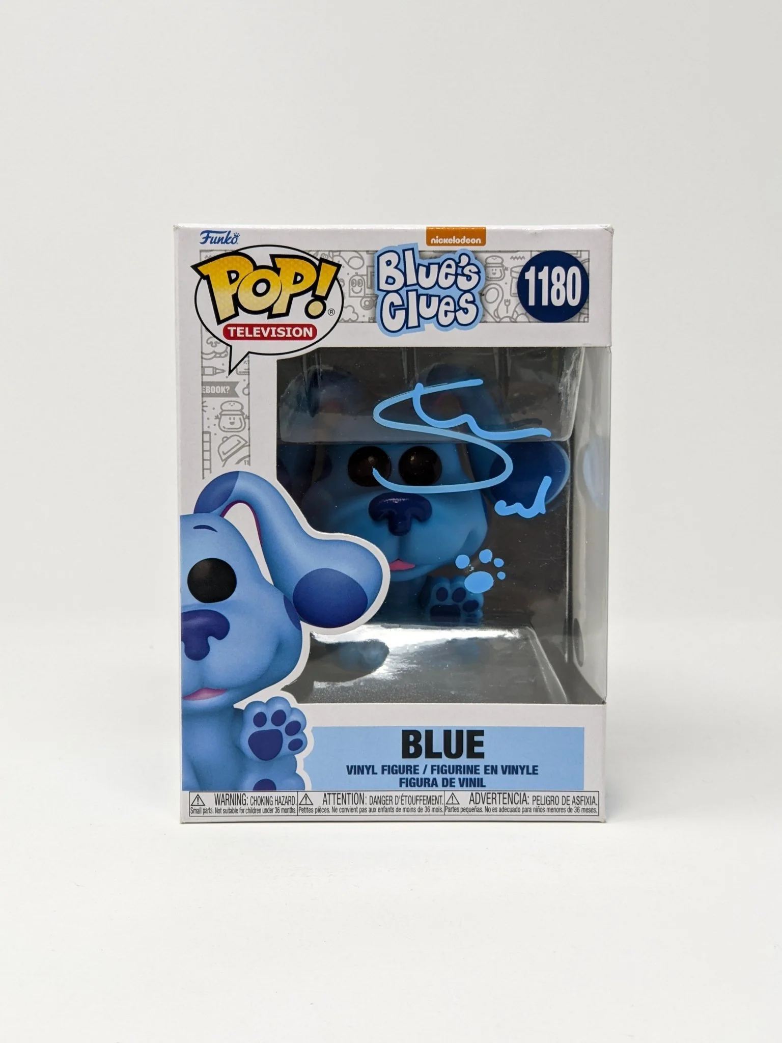 Steve Burns Blue's Clues Blue #1180 Signed Funko Pop JSA Certified Autograph - Image 2