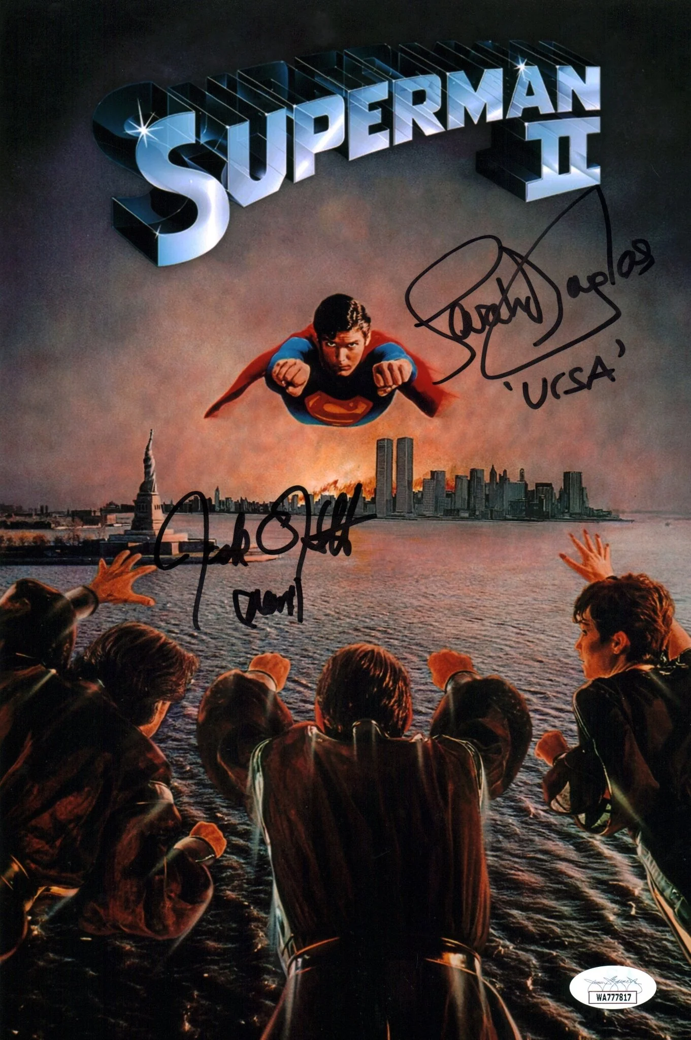 Superman II 8x12 Signed Photo Douglas O'Halloran JSA Certified Autograph