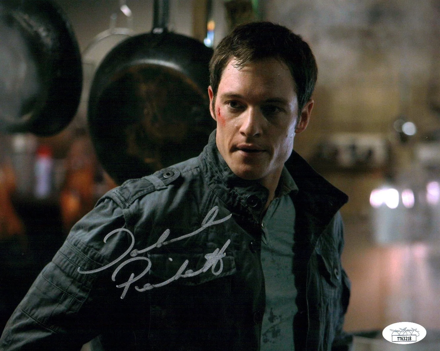 Tahmoh Penikett Battlestar Galactica 8x10 Photo Signed JSA Certified Autograph