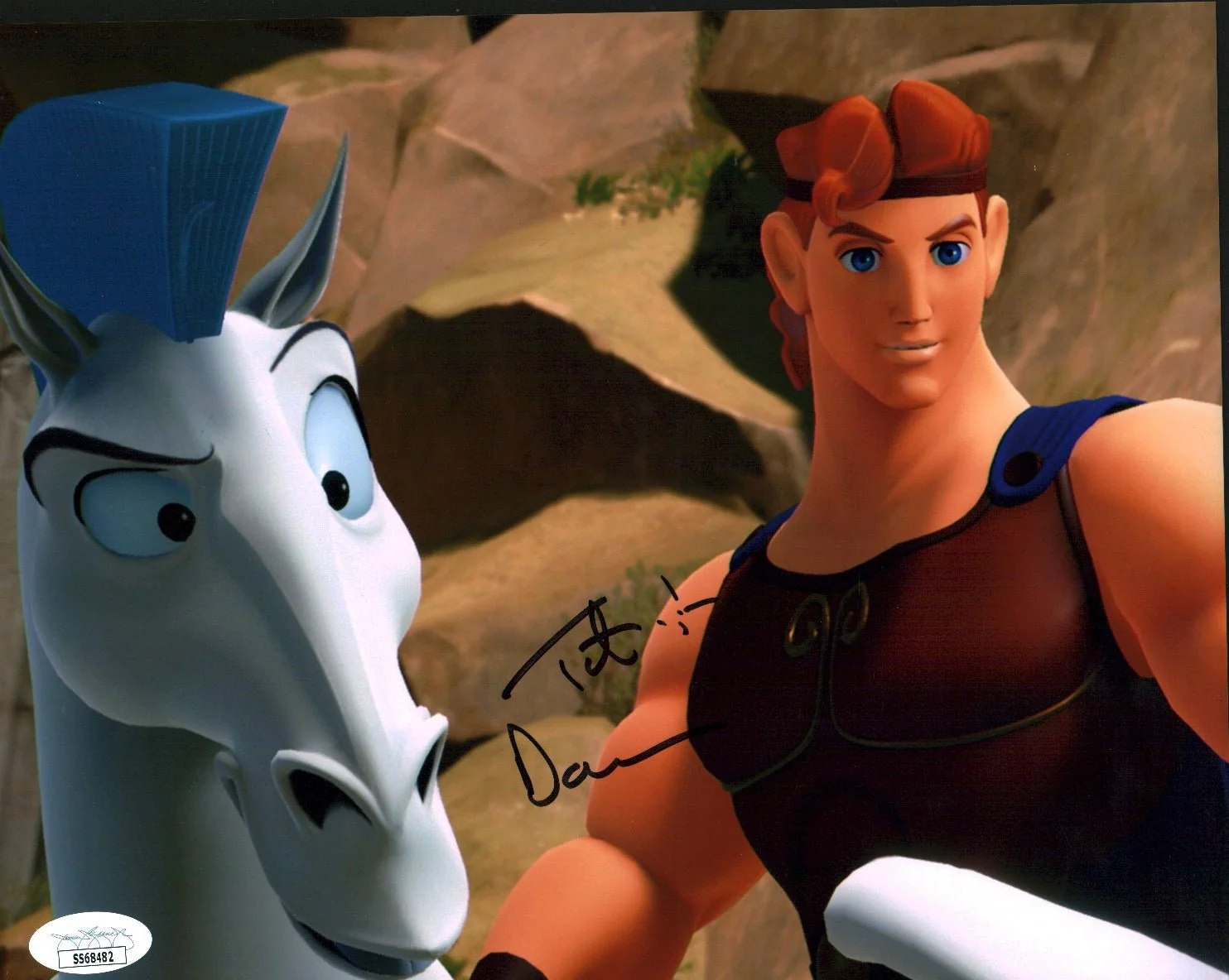 Tate Donovan Disney Hercules 8x10 Signed Photo JSA Certified Autograph - Image 2