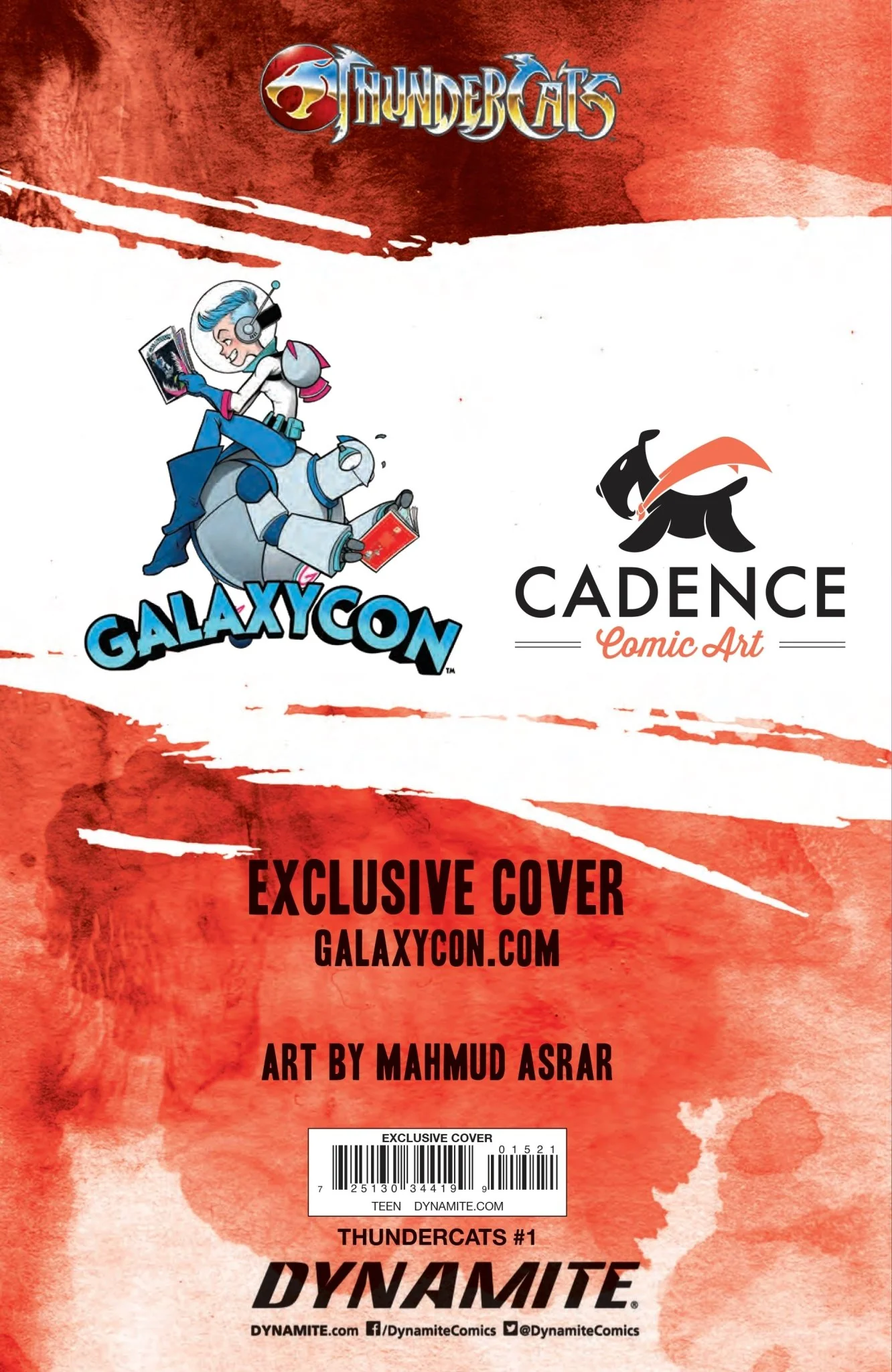 Thundercats #1 GalaxyCon Exclusive Mahmud Asrar Variant Trade Comic Book - Image 3