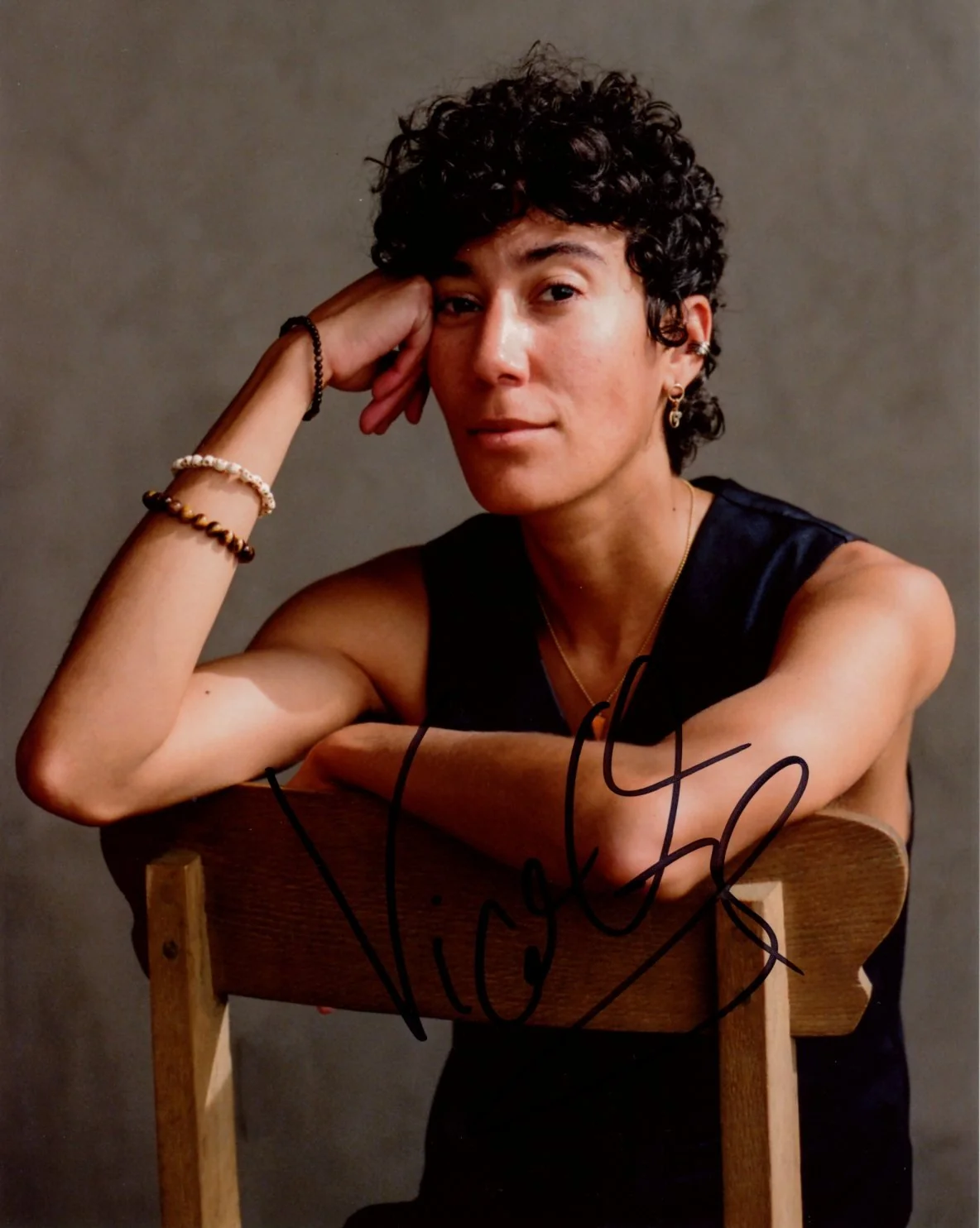 Vico Ortiz 8x10 Signed Photo JSA Certified Autograph - Image 2