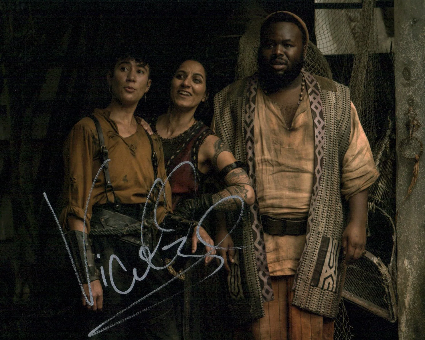 Vico Ortiz Our Flag Means Death 8x10 Signed Photo JSA Certified Autograph