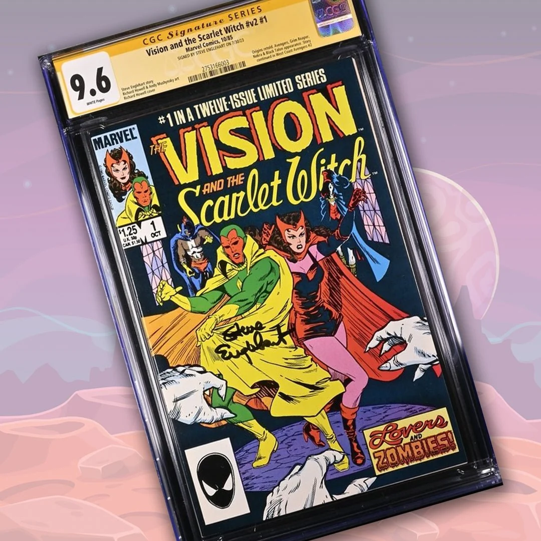 Vision and the Scarlet Witch #v2 #1 Marvel Comics CGC Signature Serires 9.6 Signed Steve Englehart