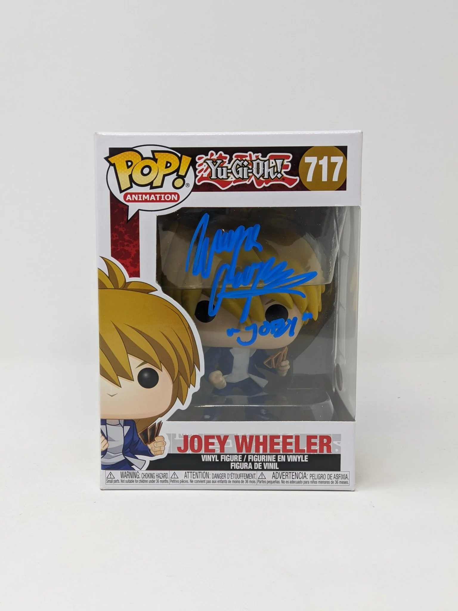 Wayne Grayson YuGiOh Joey Wheeler #717 Signed Funko Pop JSA Certified Autograph - Image 2