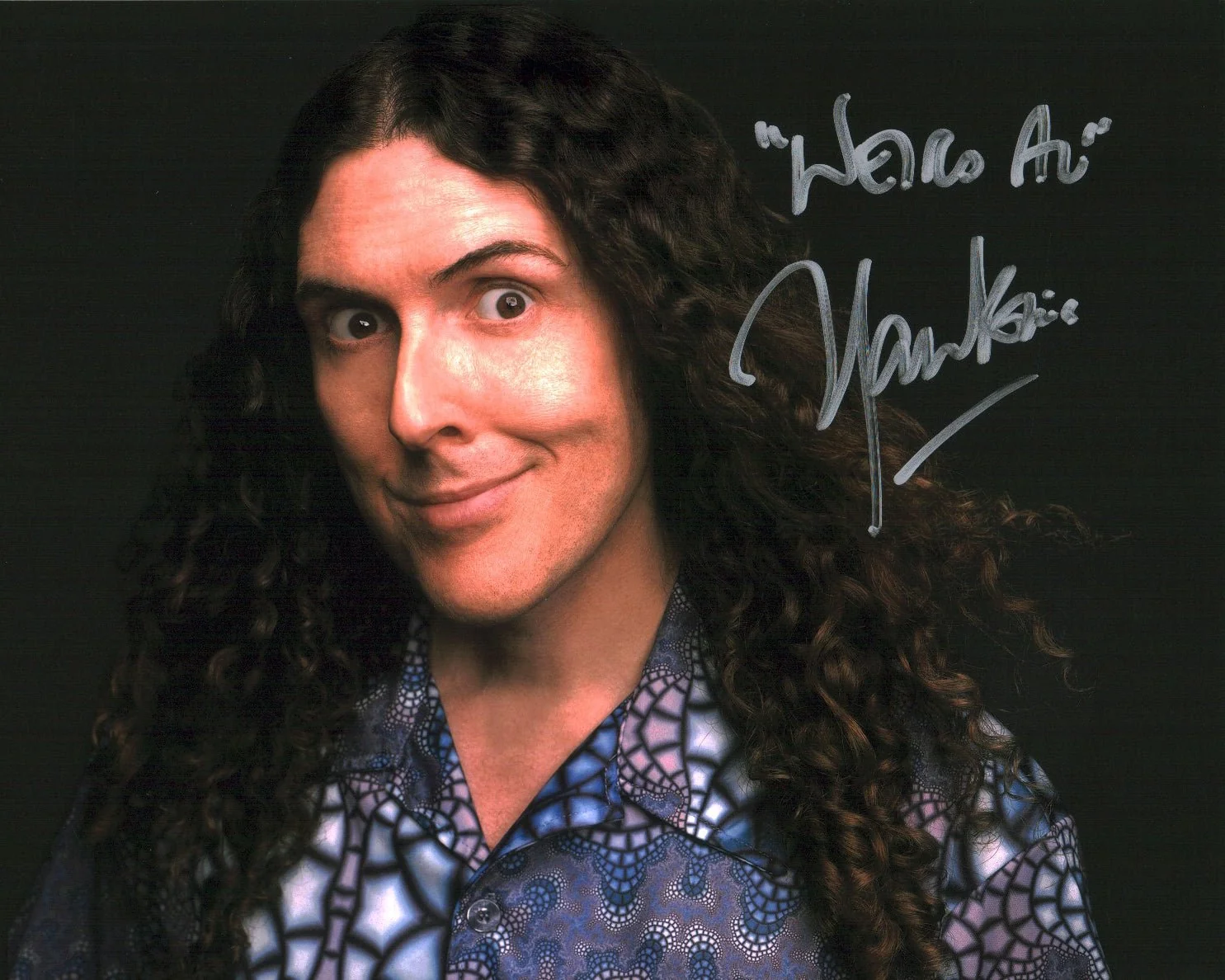 "Weird Al" Yankovic 8x10 Signed Photo JSA Certified Autograph