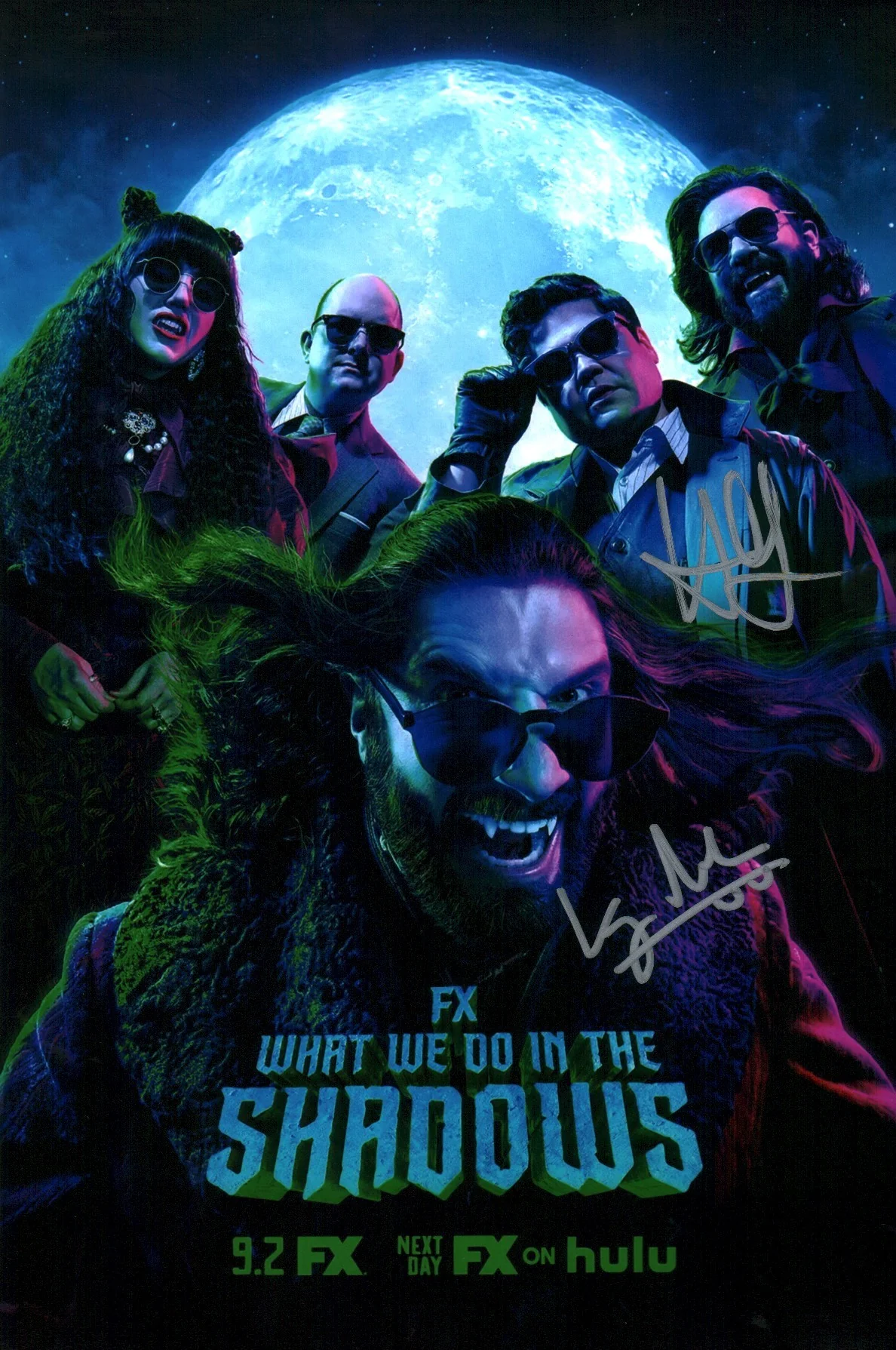 What We Do in the Shadows 8x12 Photo Cast x2 Signed Guillen, Novak JSA Certified Autograph