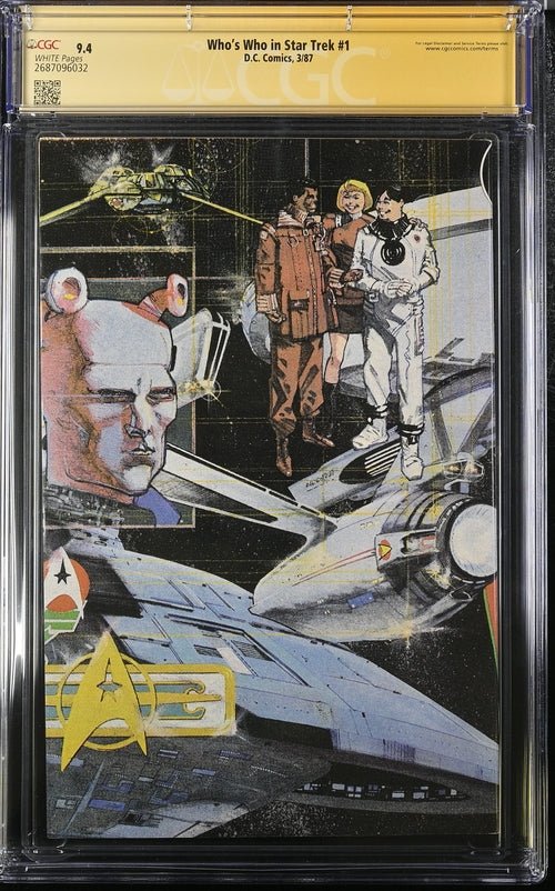 Who's Who in Star Trek #1 DC Comics CGC Signature Series 9.4 Signed William Shatner - Image 3