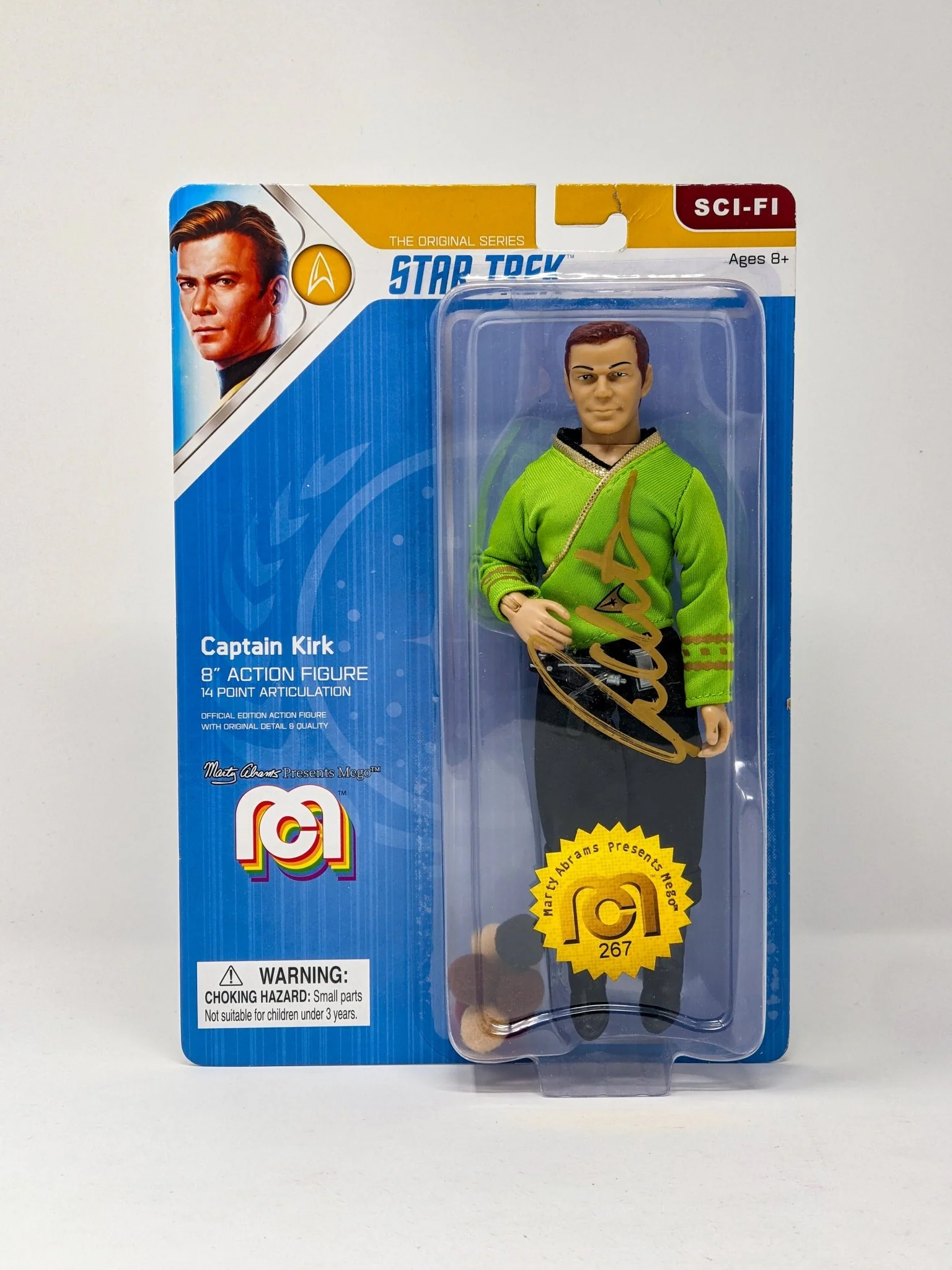 William Shatner Star Trek Captain Kirk Mego 8" Action Figure Signed JSA Certified Autograph - Image 47
